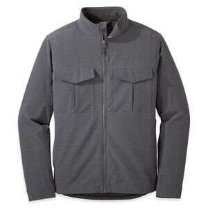 OUTDOOR RESEARCH men's gray spring coat XL LIKE NEW!!